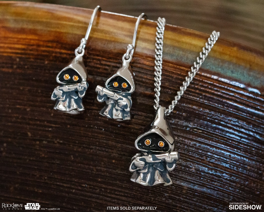 Star Wars Jawa Earrings Jewelry - Prototype Shown View 5