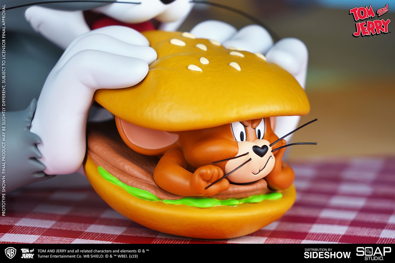 Soap Studio Tom and Burger Bust Collectibles Jerry Sideshow 