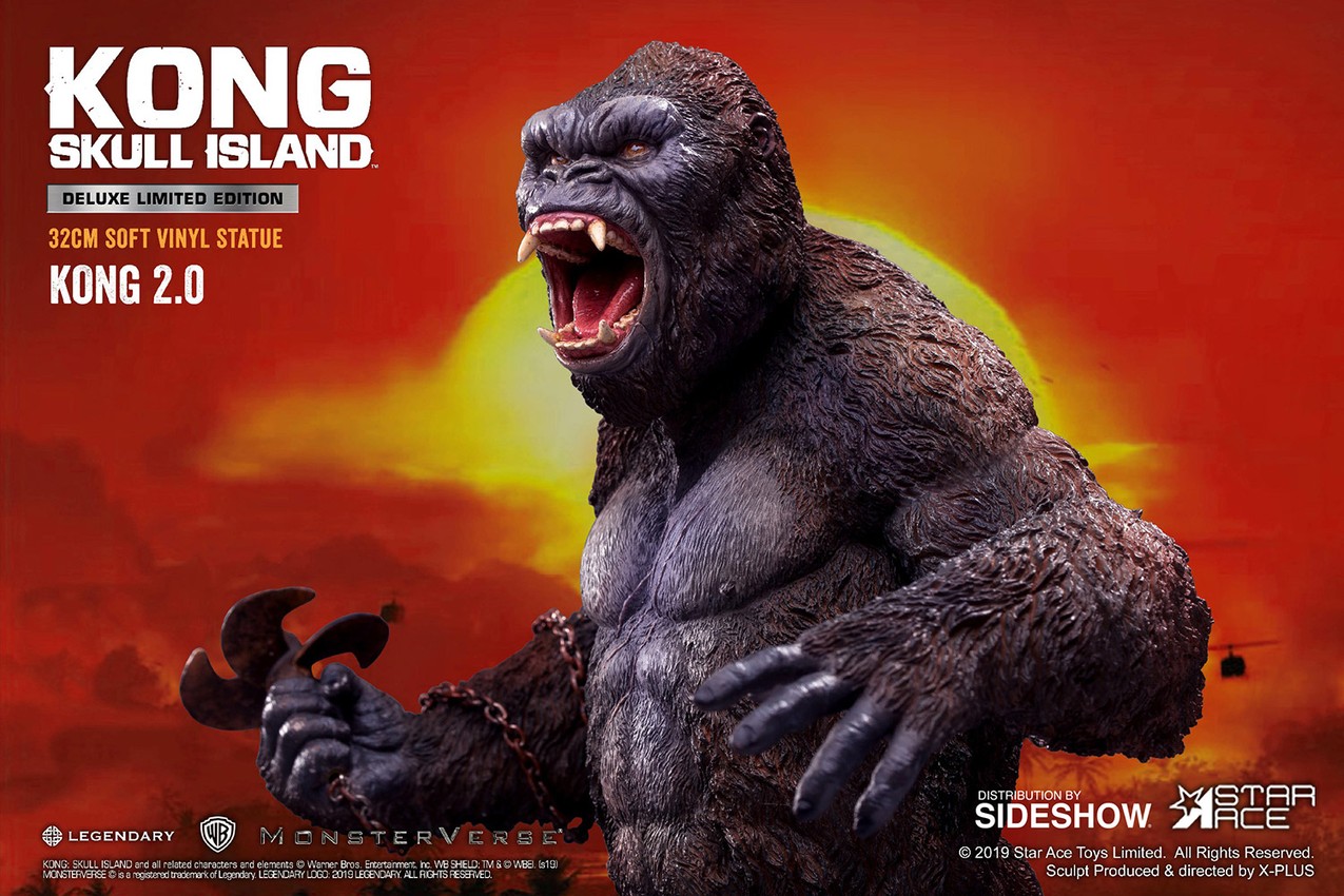 Kong 2.0 Deluxe Soft Vinyl Statue | Sideshow Collectibles