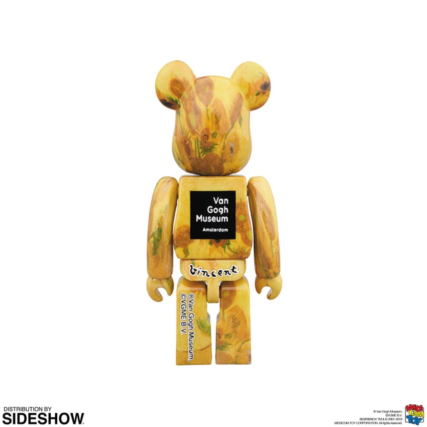 Be@rbrick Van Gogh Museum Sunflowers 100% and 400