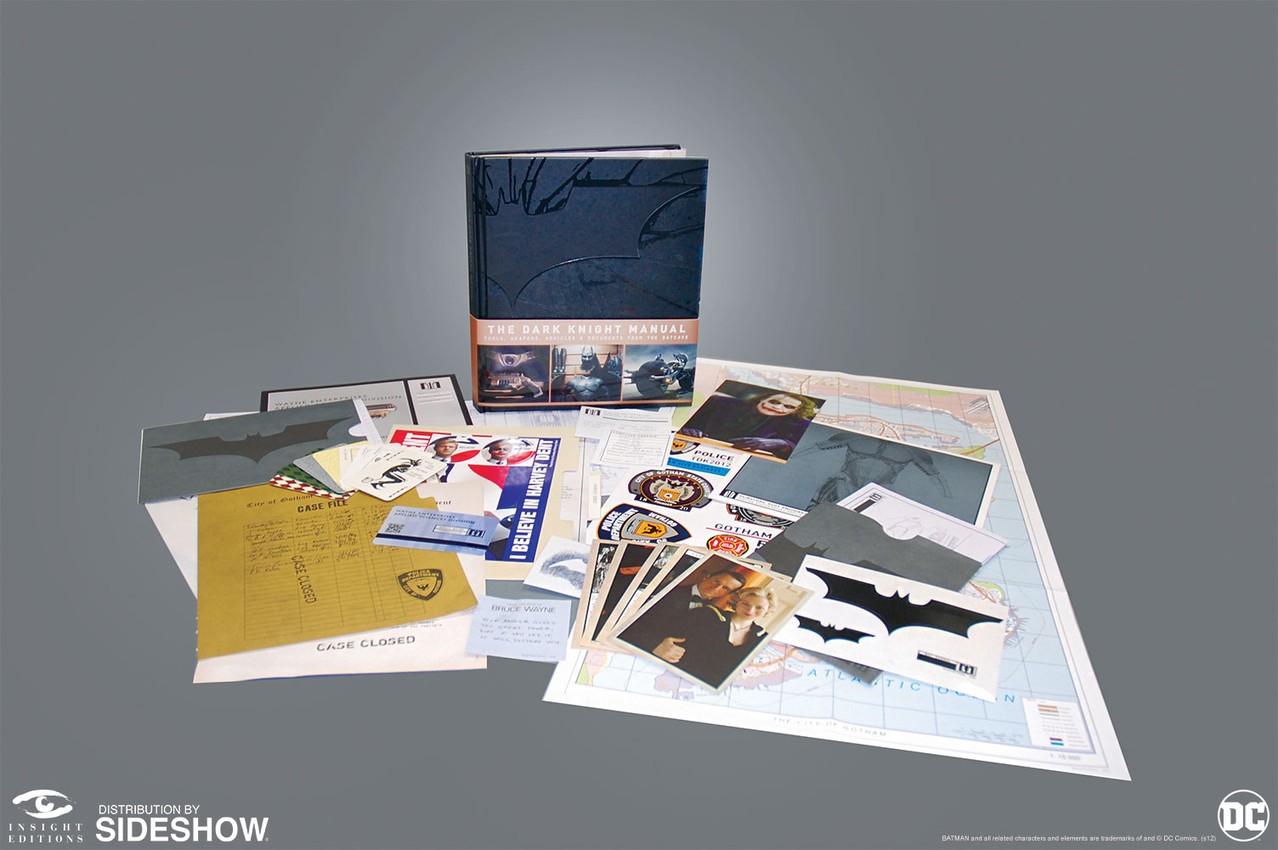 DC Comics The Dark Knight Manual: Tools, Weapons, Vehicles & Documents from the Batcave Book - Prototype Shown View 2