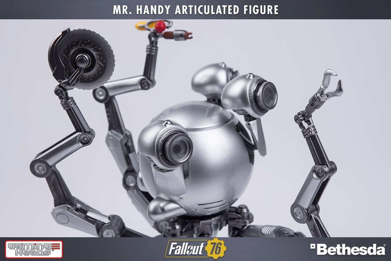 Fallout Mister Handy Deluxe Collectible Figure - Prototype Shown View 6