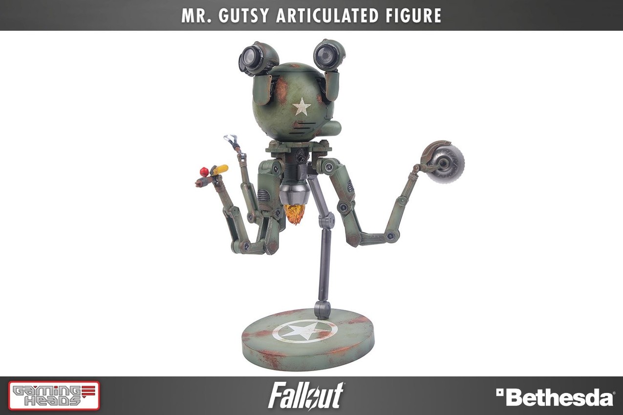 Fallout Mister Gutsy Deluxe Collectible Figure - Prototype Shown View 6