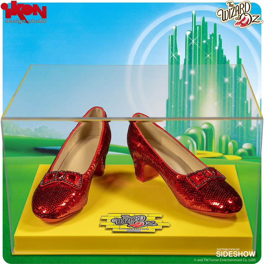 The Wizard of Oz Dorothy's Ruby Slippers (Yellow Brick Road Edition) Replica - Prototype Shown View 6