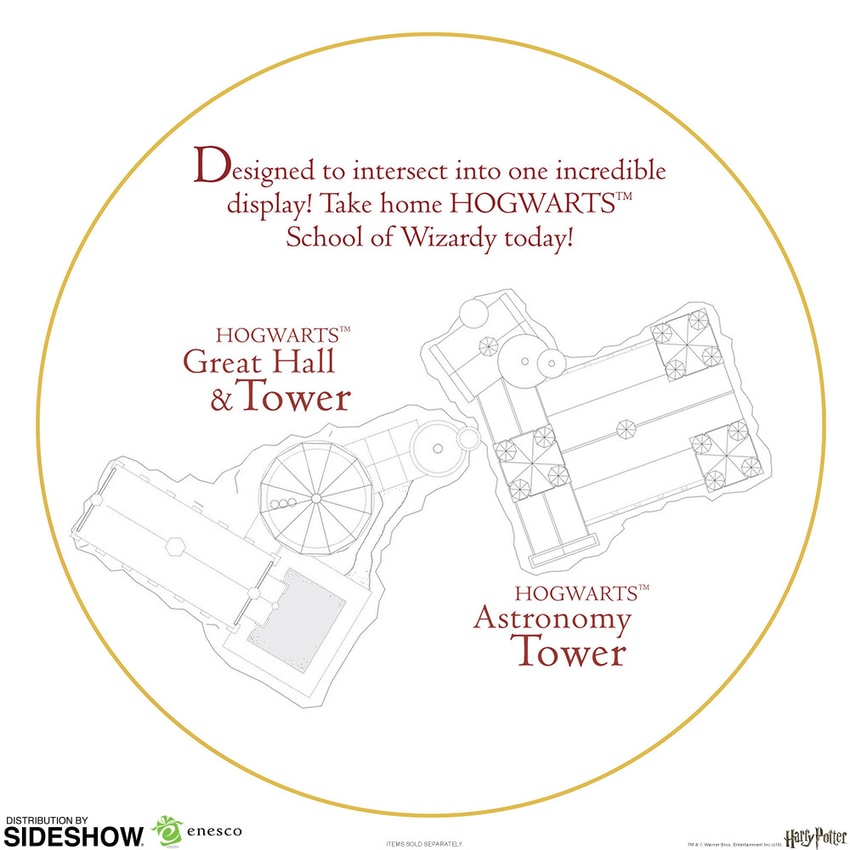 Hogwarts Great Hall & Tower Figurine | Sideshow Collectibles Hogwarts Great Hall & Tower Figurine | Sideshow Collectibles