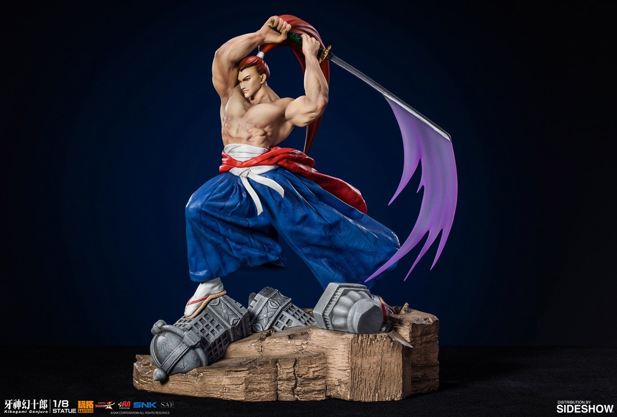 Samurai Shodown II Genjuro Kibagami Statues - Prototype Shown View 2