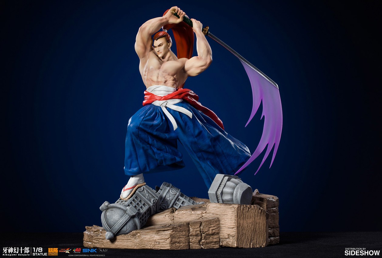 Samurai Shodown II Genjuro Kibagami Statues - Prototype Shown View 3