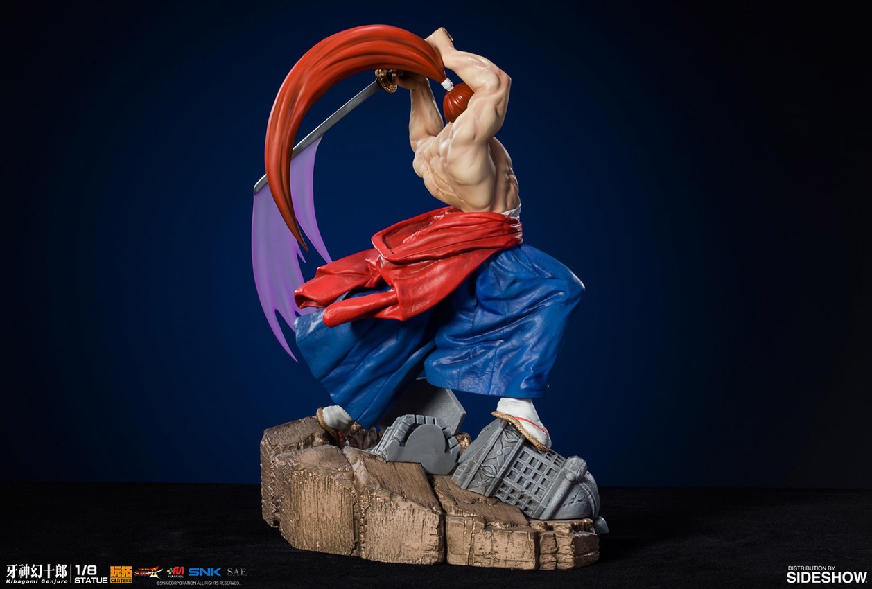 Samurai Shodown II Genjuro Kibagami Statues - Prototype Shown View 4