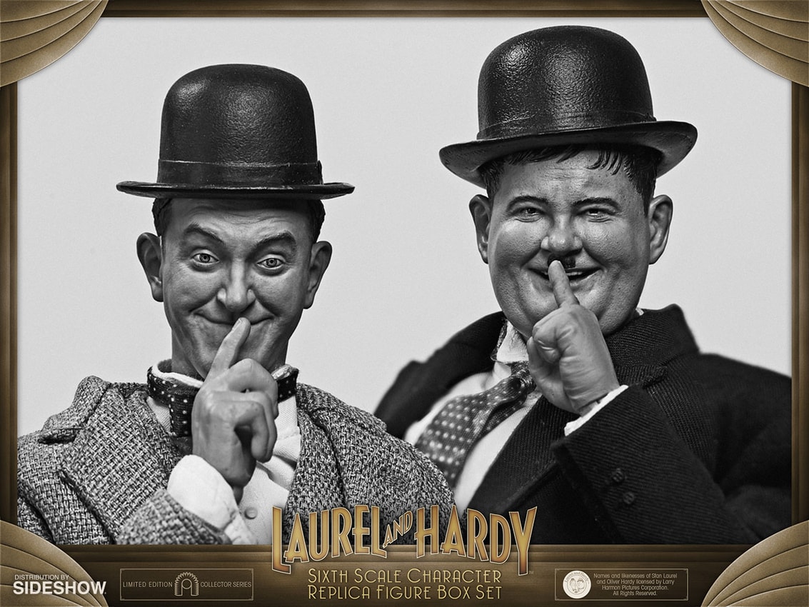 Stan Laurel and Oliver Hardy (Classic Suits)- Prototype Shown View 1