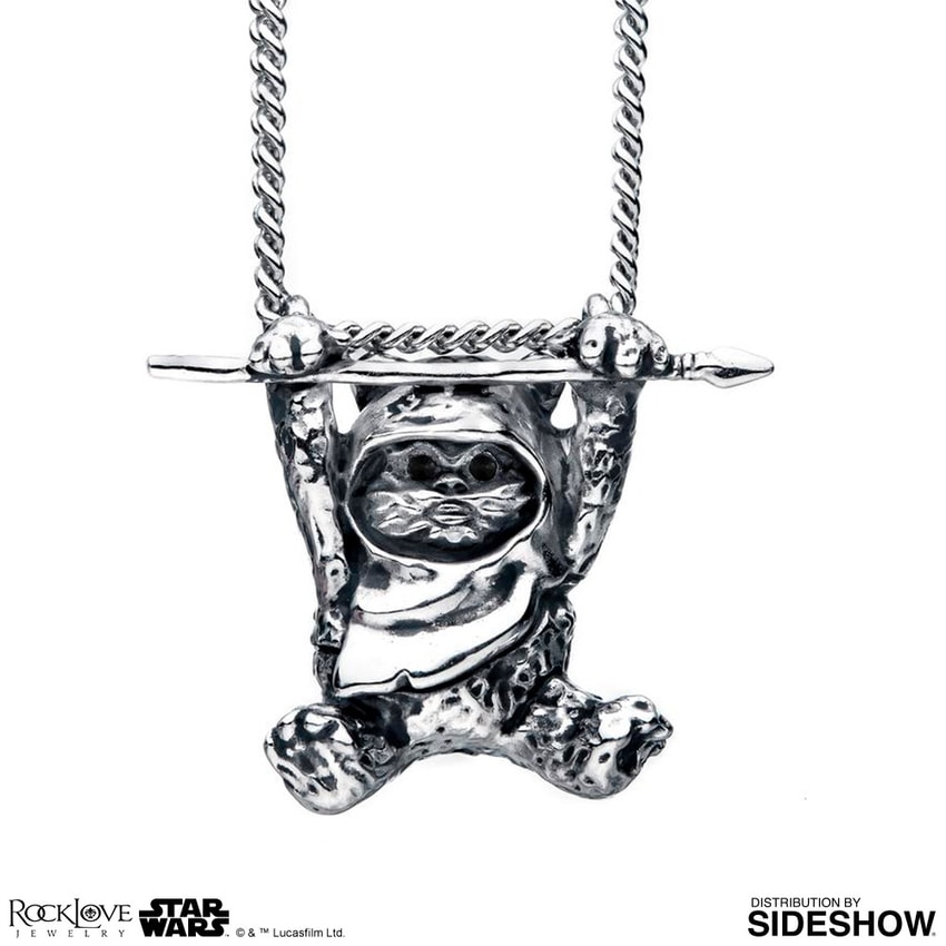 Star Wars Ewok Slider Necklace Jewelry - Prototype Shown View 1