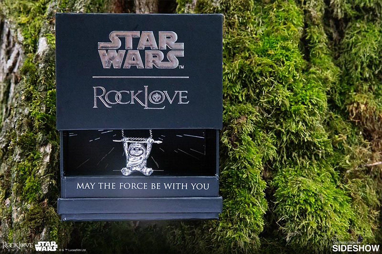 Star Wars Ewok Slider Necklace Jewelry - Prototype Shown View 4