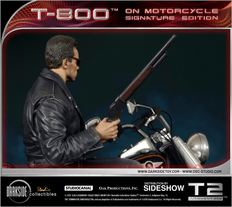 T-800 on Motorcycle Collector Edition - Prototype Shown View 2