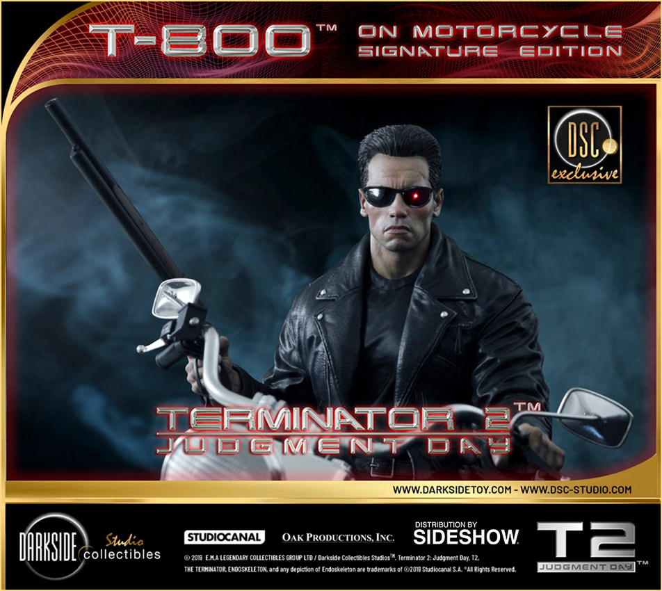 T-800 on Motorcycle Exclusive Edition - Prototype Shown View 1