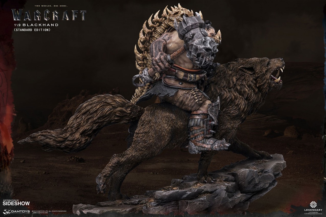 Blackhand Riding Wolf Statue by Damtoys | Sideshow Collectibles