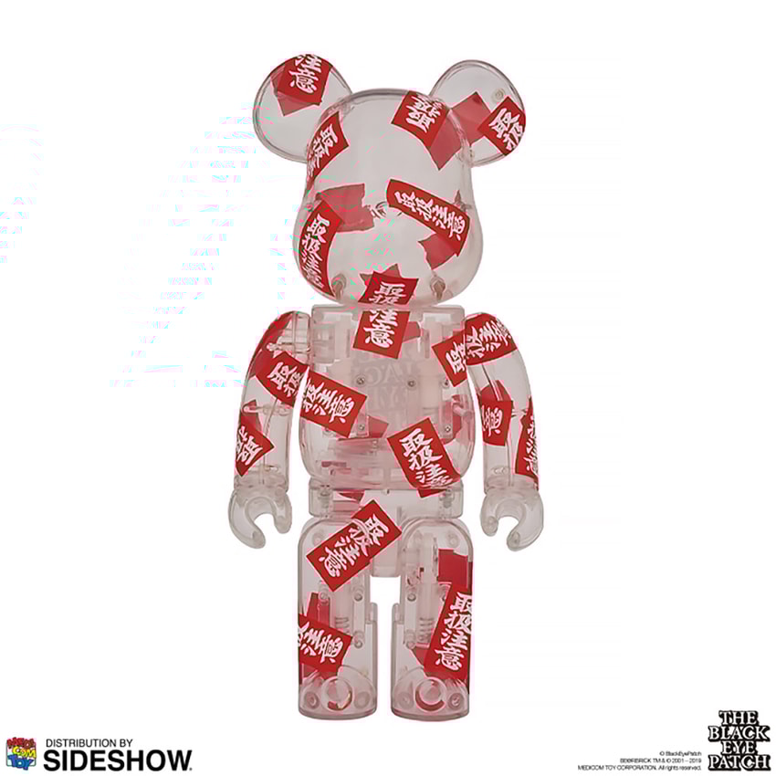 メーカー Be@rbrick Toy Medicom by Figure 400% BlackEyePatch キューブリック、ベアブリック