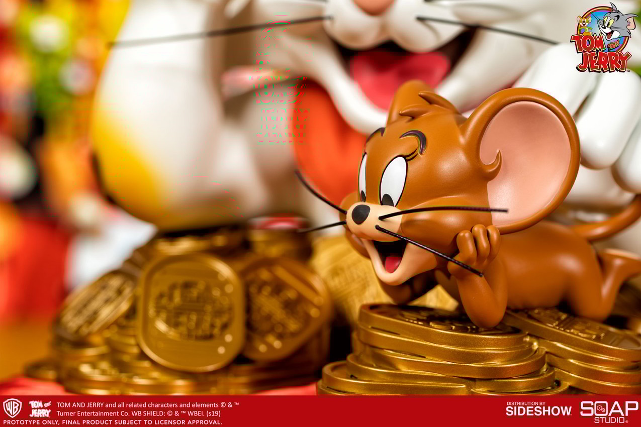 Tom and Jerry Bust (Maneki-Neko Version) by Soap Studio