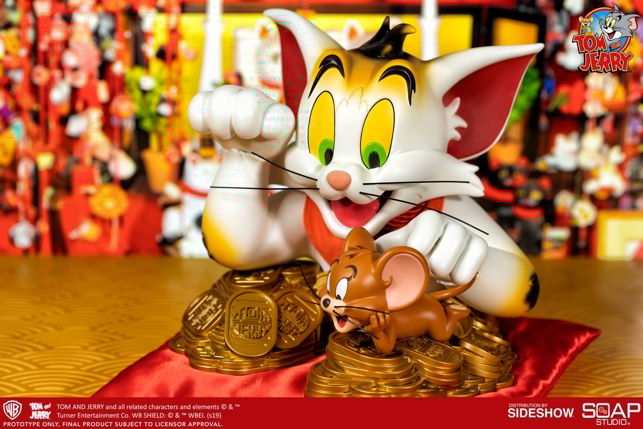 定番の冬ギフト Version) (Maneki-Neko Bust Jerry and Tom by Studio Soap その他
