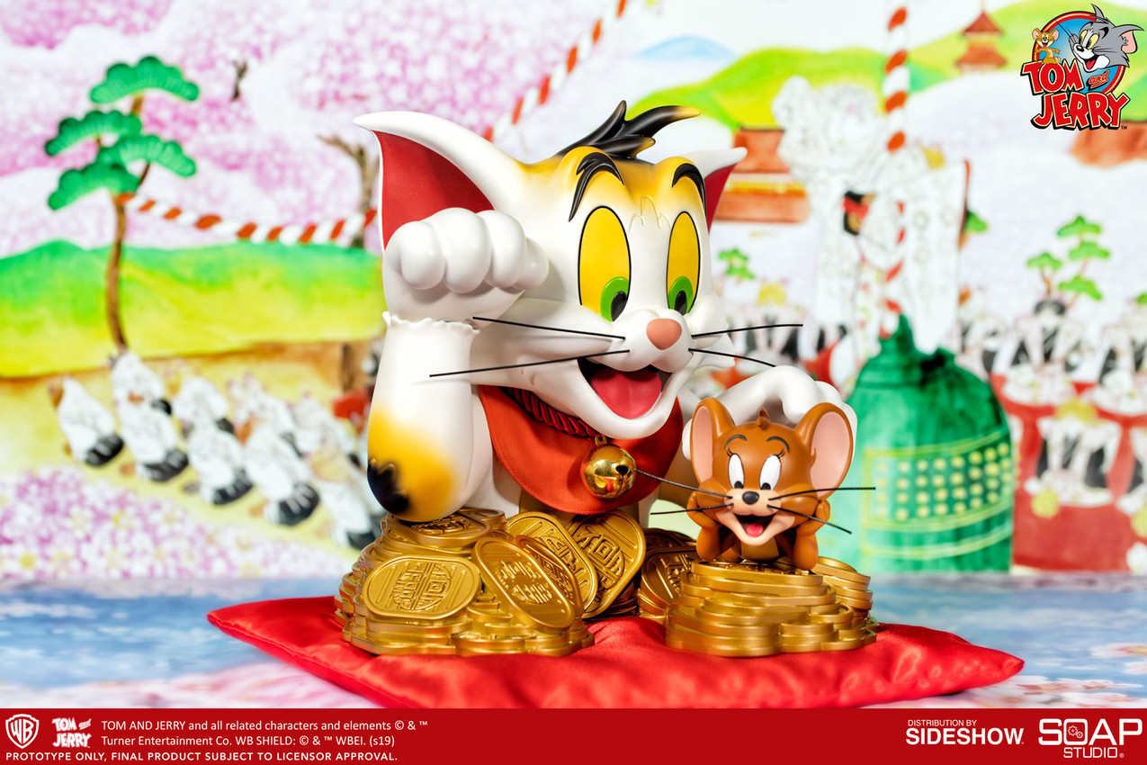 Tom and Jerry Bust (Maneki-Neko Version) by Soap Studio | Sideshow