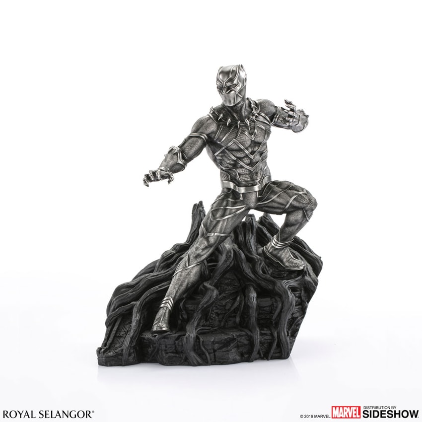 Black Panther Guardian Pewter Figurine by Royal Selangor