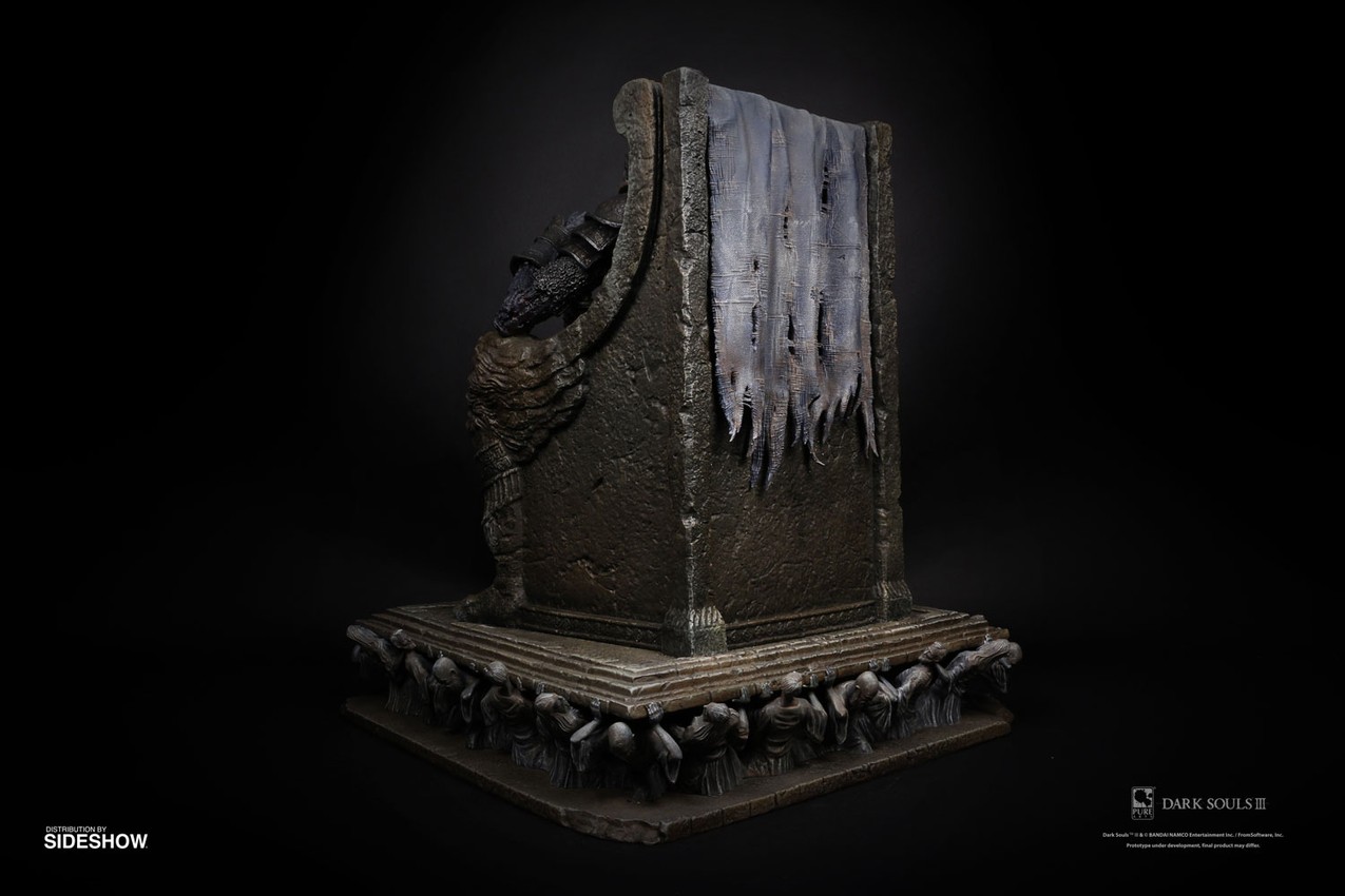 Dark Souls Yhorm on Throne Statues - Prototype Shown View 6