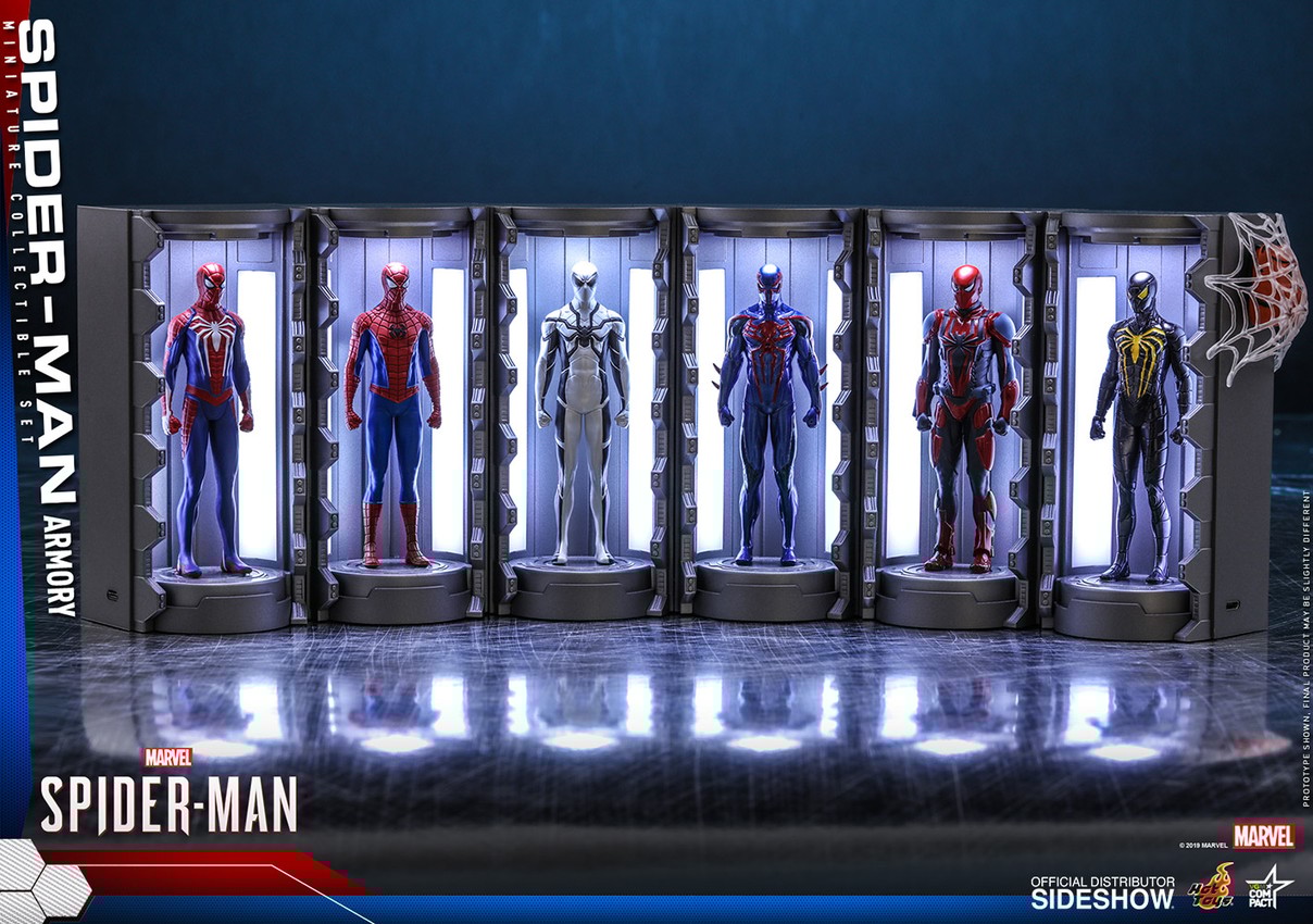 Spider-Man Armory Miniature Diorama Set by Hot Toys | Sideshow