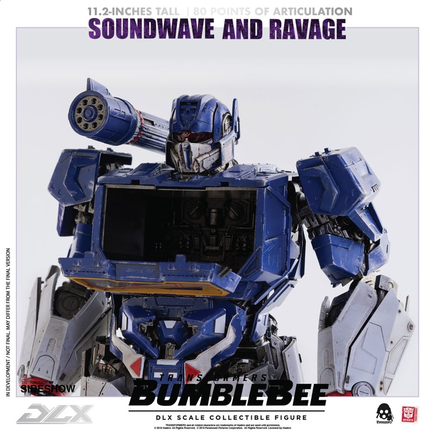 SF・ファンタジー・ホラー threezero DLX Transformers Soundwave Transformers Soundwave & Ravage DLX Collectible Figure by