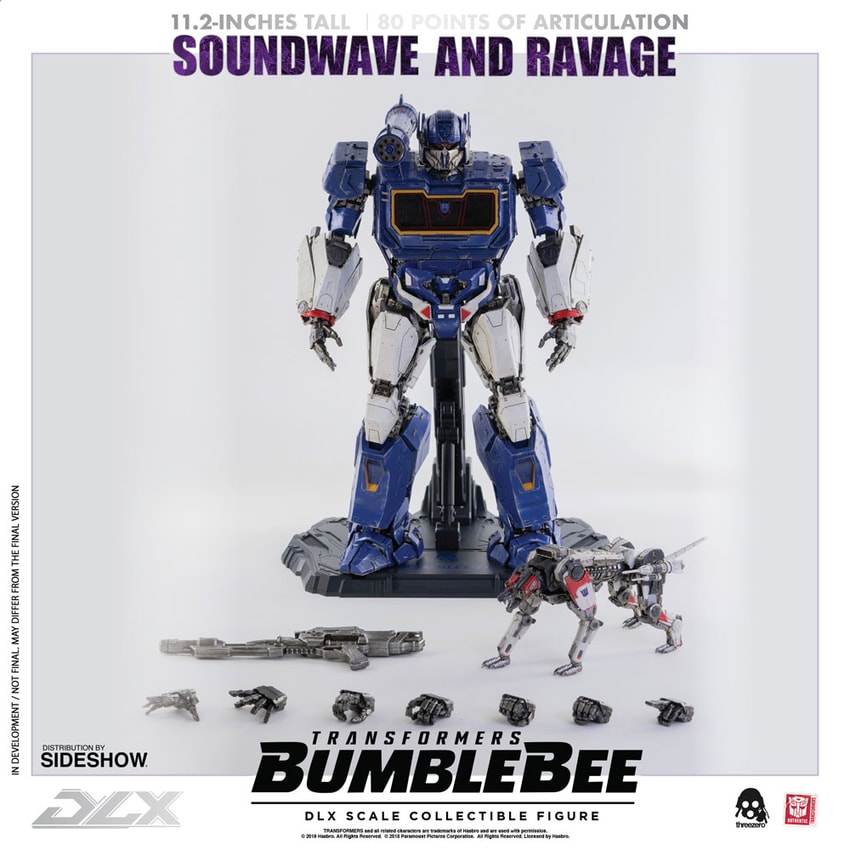 Transformers Soundwave & Ravage Figure Model Kit Cybertron Easy to Assemble  3D Articulated Action Pre Painted Collectible Series Toys Hobby