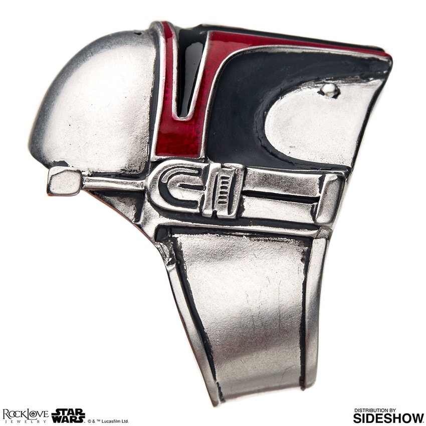 Star Wars Boba Fett Ring Jewelry - Prototype Shown View 6