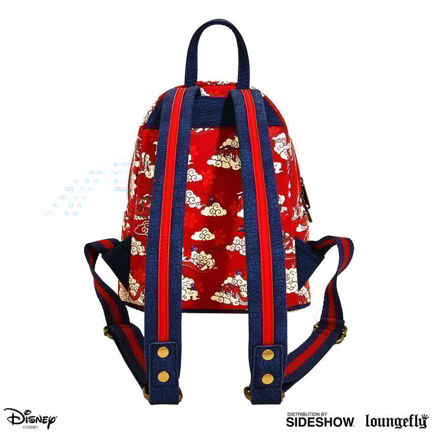Loungefly mushu cheap backpack