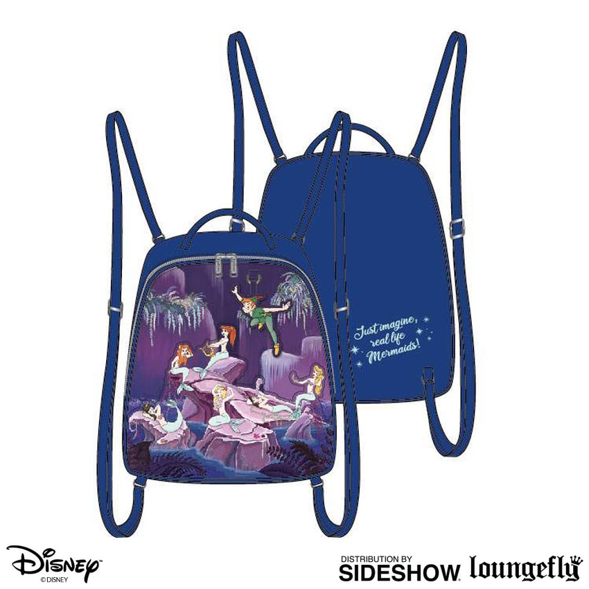 Peter Pan Mermaids Mini Backpack by Loungefly Sideshow Collectibles