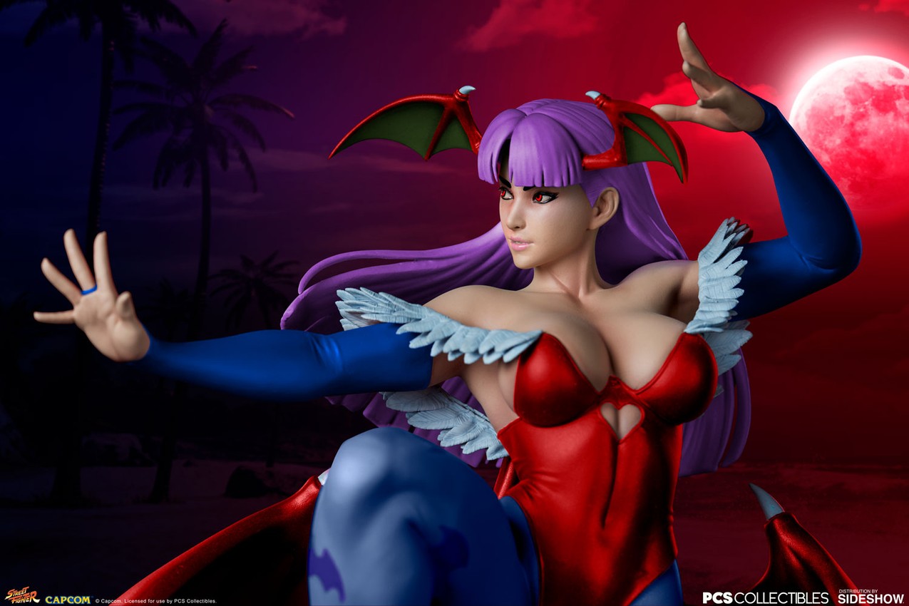 Street Fighter Chun-Li: Morrigan Player 2 Statues  Collector Edition - Prototype Shown View 1