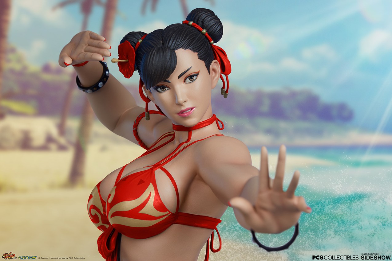 Street Fighter Chun-Li: Player 2 Statues - Prototype Shown View 4