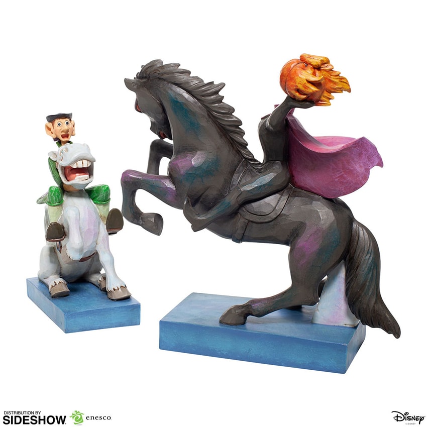 Disney Headless Horseman & Ichabod Figurine - Prototype Shown View 2