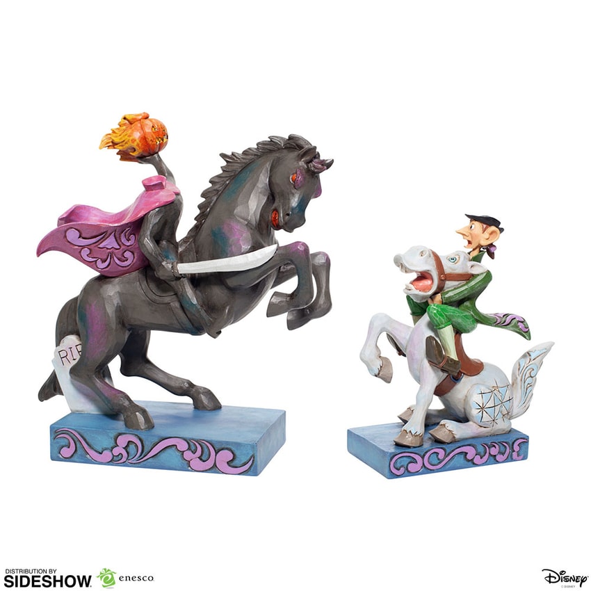 Disney Headless Horseman & Ichabod Figurine - Prototype Shown View 3