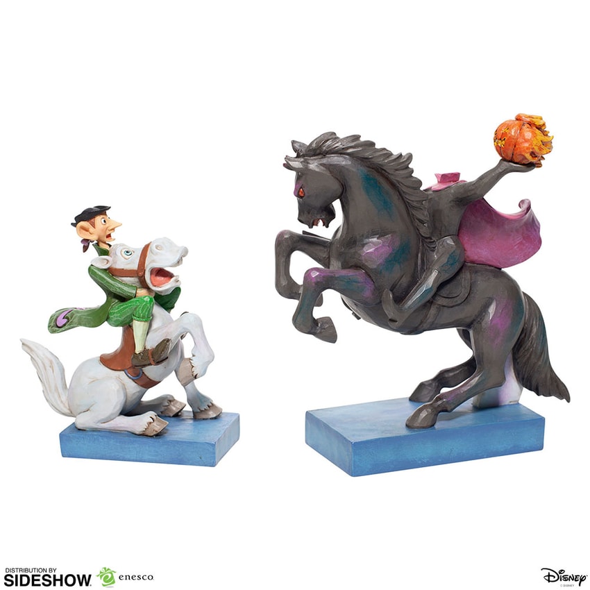 Disney Headless Horseman & Ichabod Figurine - Prototype Shown View 4