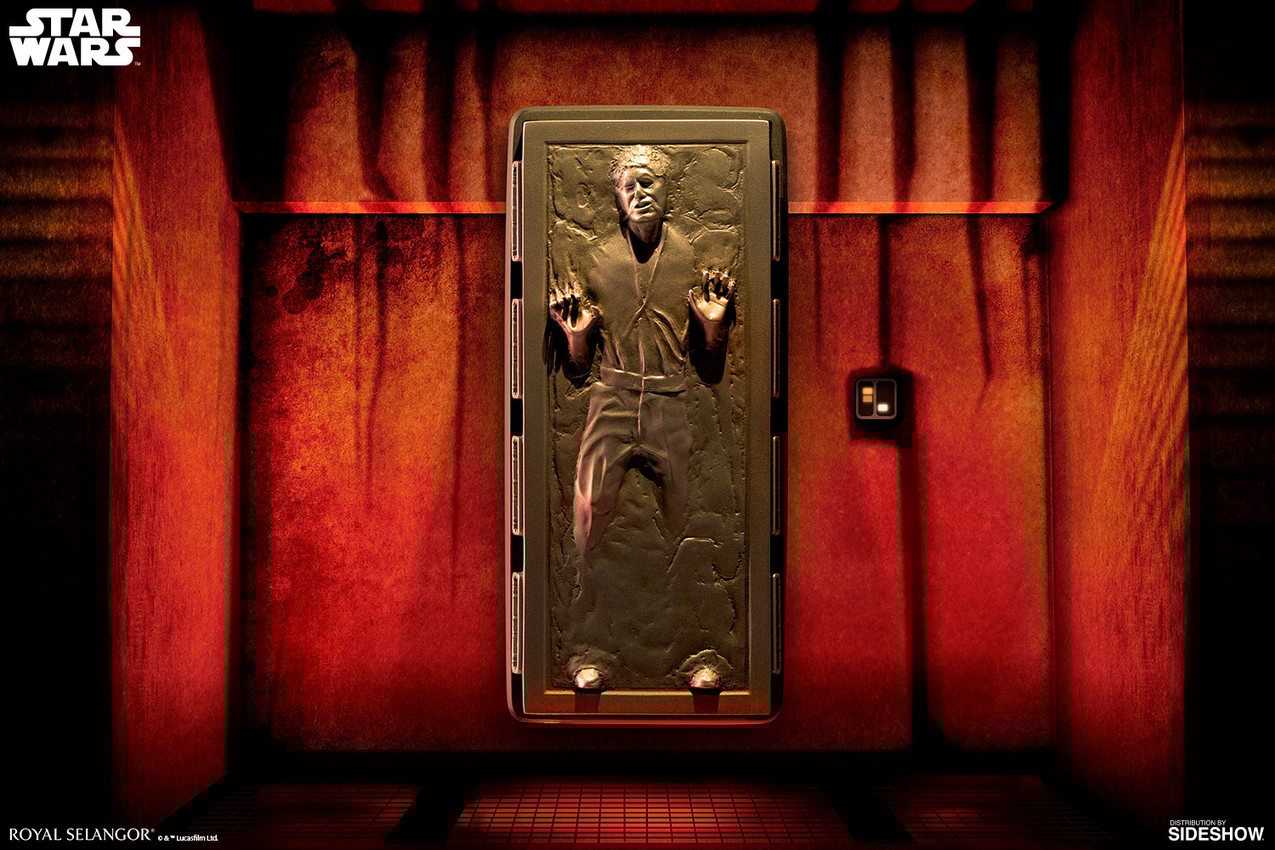 Han Solo In Carbonite Freezing Star Wars HAN SOLO FROZEN IN CARBONITE STAR  WARS LIGHT DIMMER, image size:1275x850