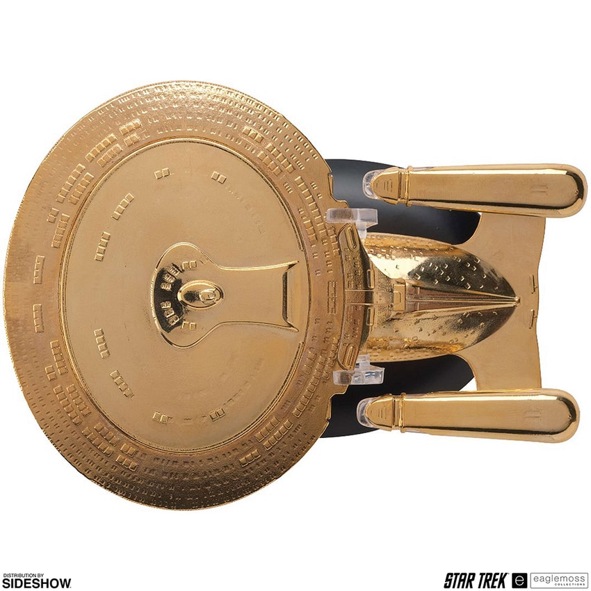 Star Trek U.S.S. Enterprise NCC-1707-D (Gold Edition) Model - Prototype Shown View 6