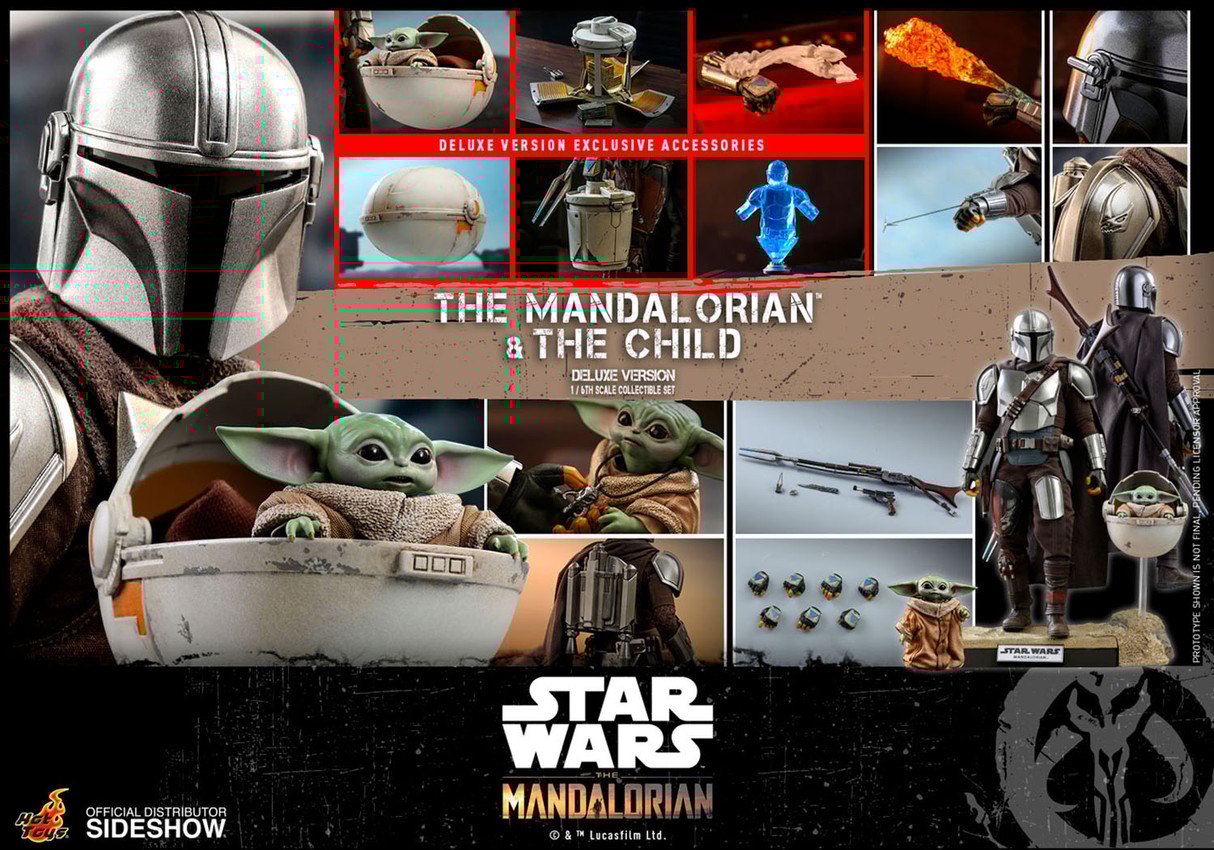 The Mandalorian and The Child (Deluxe)- Prototype Shown View 5