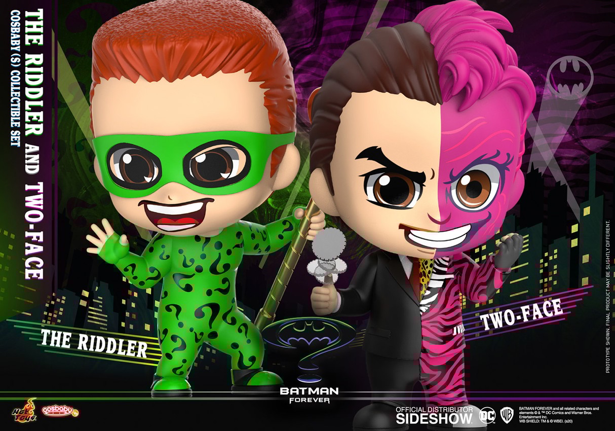 The Riddler and Two-Face Cosbaby(S) by Hot Toys | Sideshow