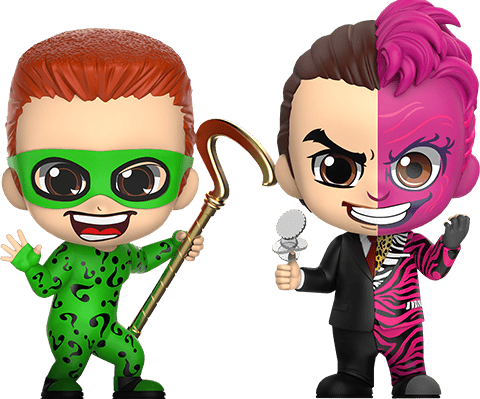 The Riddler and Two-Face Cosbaby(S) by Hot Toys | Sideshow