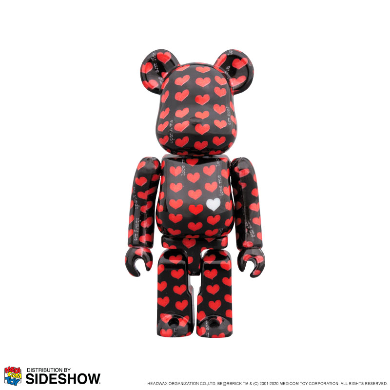 Be@rbrick Black Heart 100% & 400%- Prototype Shown