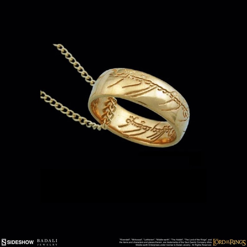 The ONE RING™ Necklace (GOLLUM™ Gold)- Prototype Shown