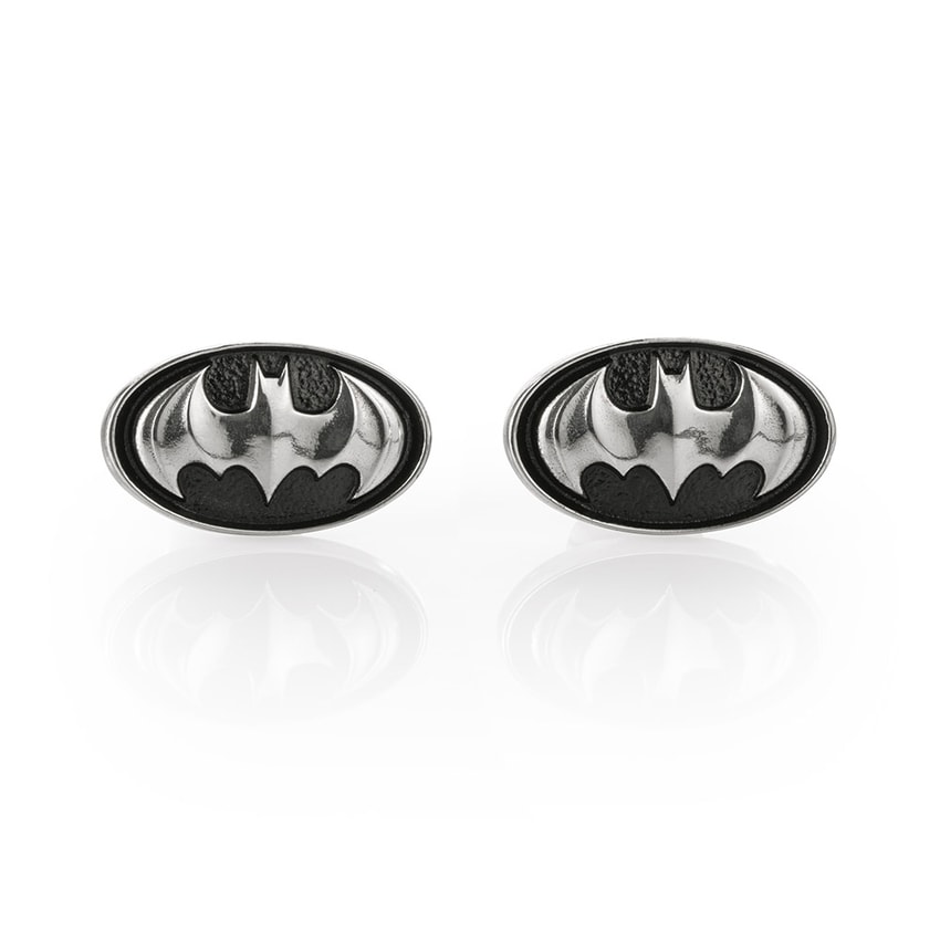 DC Comics Batman Insignia Cufflinks Jewelry - Prototype Shown View 3