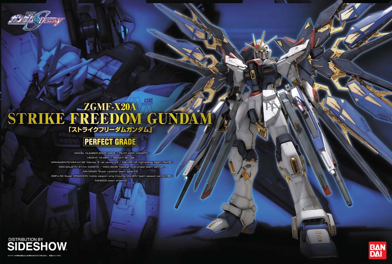 Strike Freedom Gundam- Prototype Shown