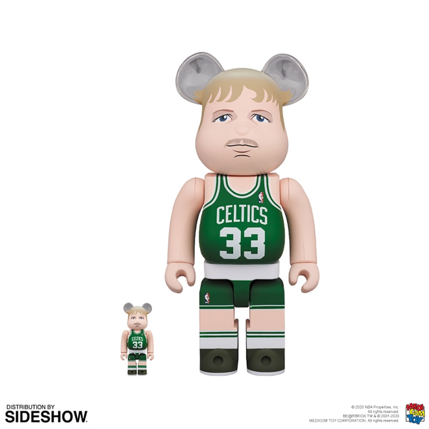 Be@rbrick Larry Bird (Boston Celtics) 100% and 400%- Prototype Shown