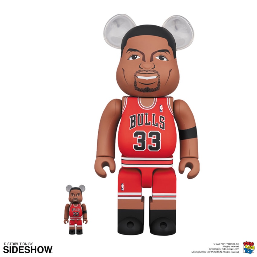 Be@rbrick Scottie Pippen (Chicago Bulls) 100% and 400%- Prototype Shown View 1