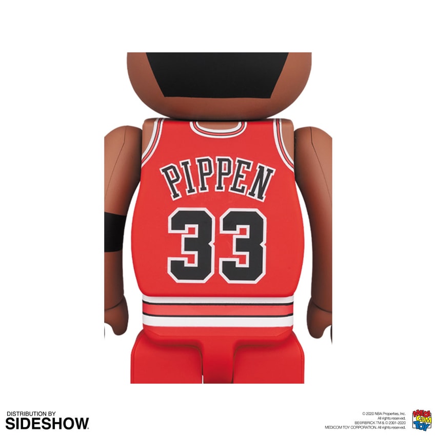 Scottie Pippen Chicago Bulls 100% + 400% Bearbrick Set by Medicom Toy -  Mindzai