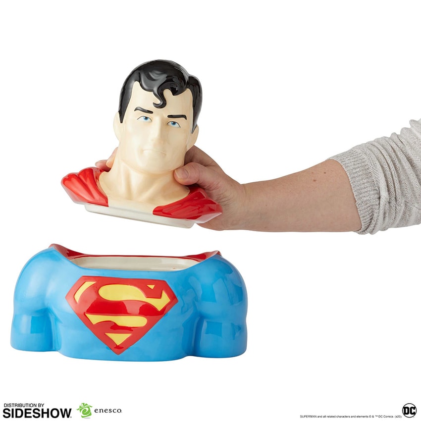 Superman Cookie Jar- Prototype Shown View 5