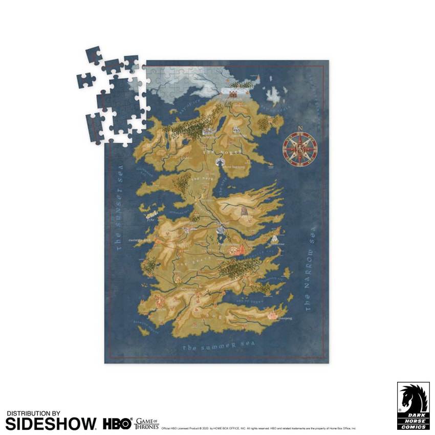Game of Thrones Game of Thrones: Cersei Lannister Westeros Map Puzzle - Prototype Shown View 2