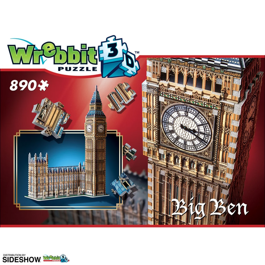 Ravensburger - 3D Puzzle - Big Ben with Working Clock 216 Piece Jigsaw  Puzzle 